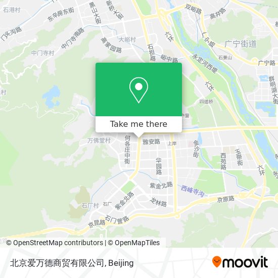 北京爱万德商贸有限公司 map