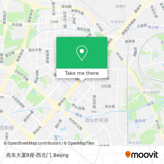 燕东大厦B座-西北门 map