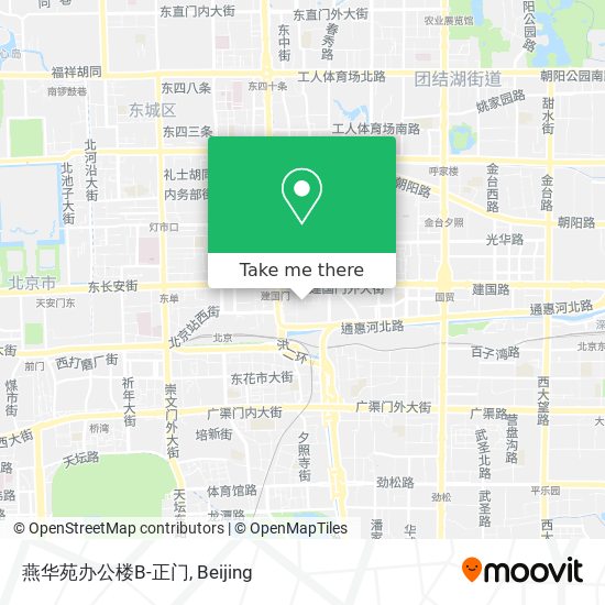 燕华苑办公楼B-正门 map