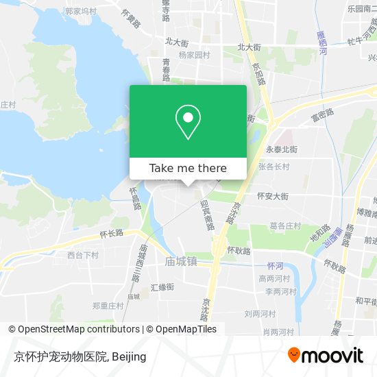 京怀护宠动物医院 map
