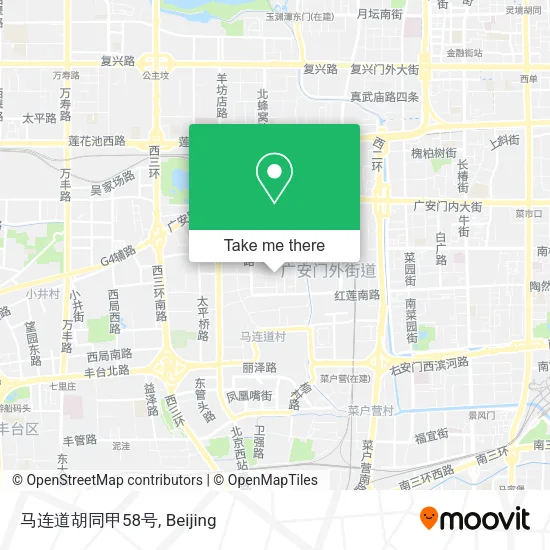 马连道胡同甲58号 map