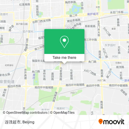 连强超市 map