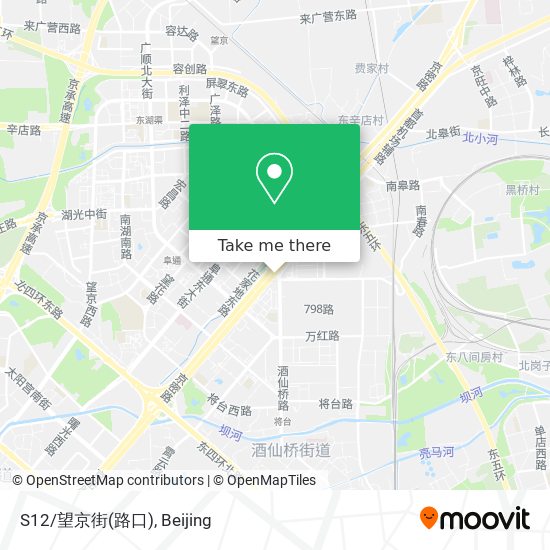 S12/望京街(路口) map