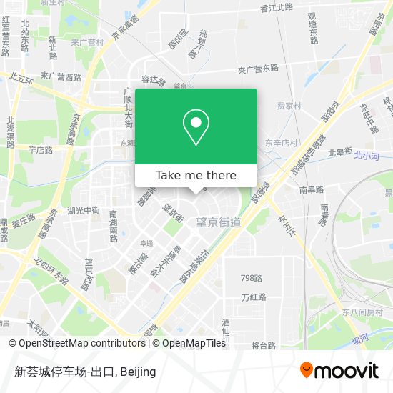 新荟城停车场-出口 map