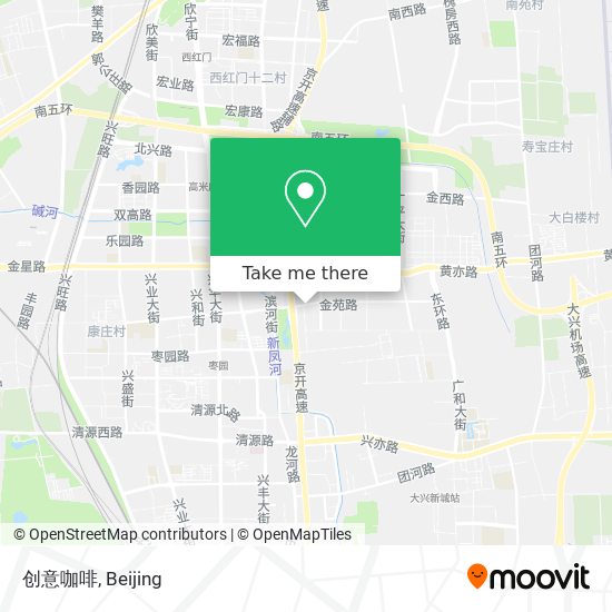 创意咖啡 map