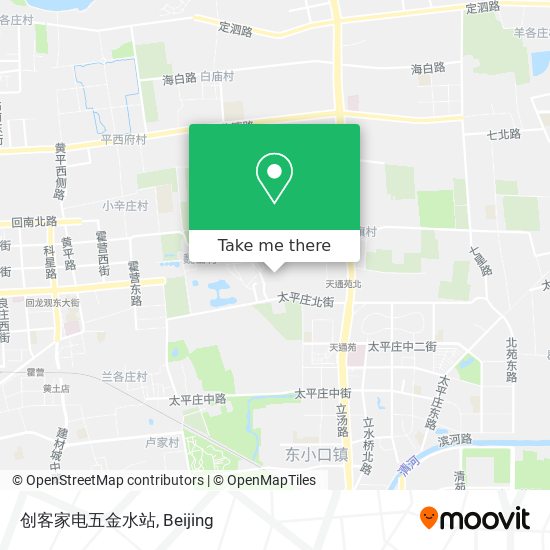 创客家电五金水站 map