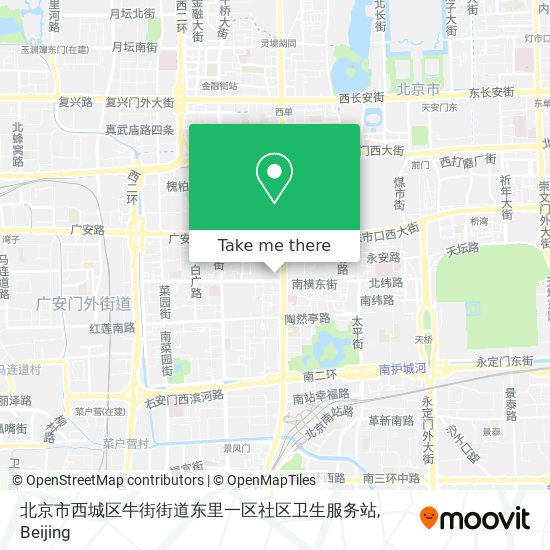 北京市西城区牛街街道东里一区社区卫生服务站 map