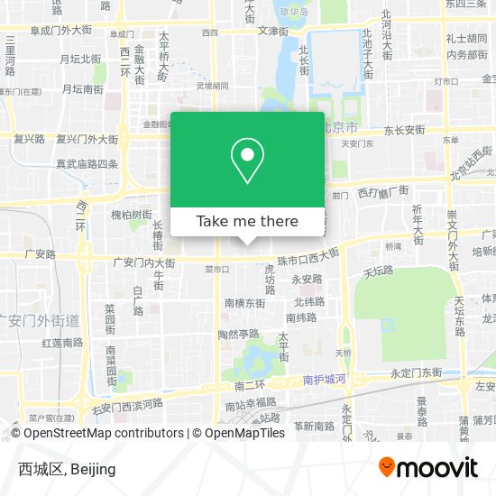 西城区 map
