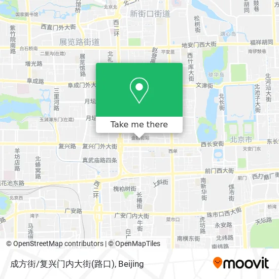 成方街/复兴门内大街(路口) map