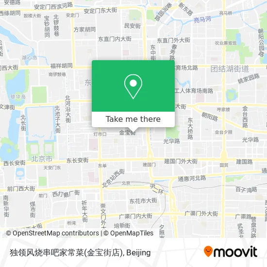 独领风烧串吧家常菜(金宝街店) map