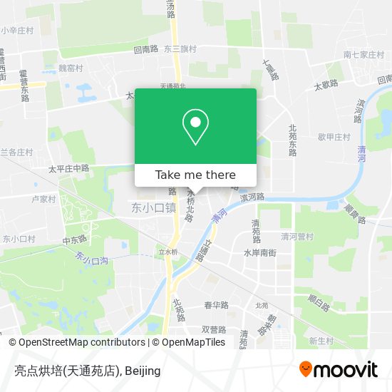 亮点烘培(天通苑店) map