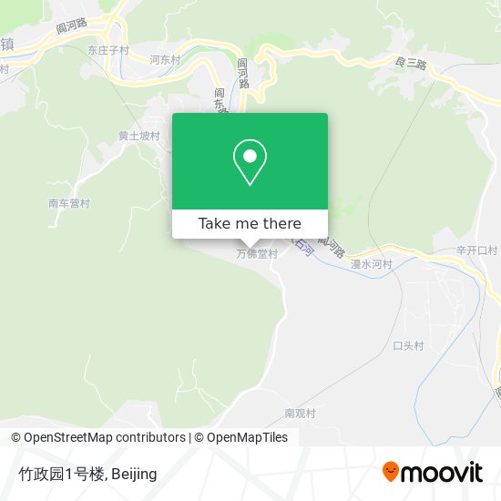 竹政园1号楼 map
