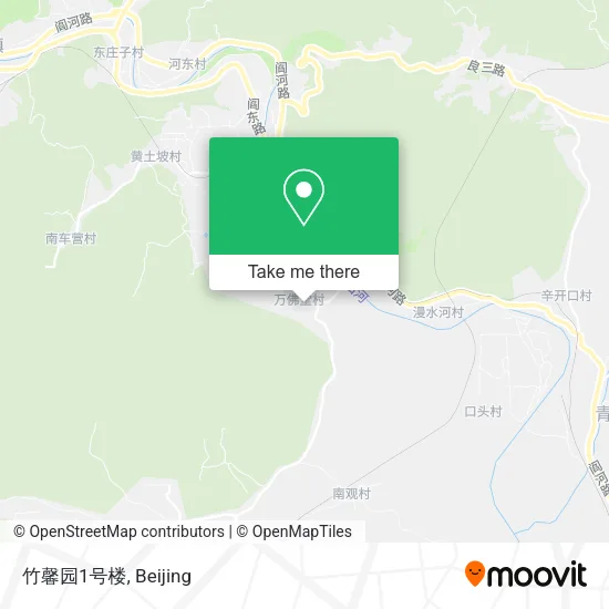 竹馨园1号楼 map