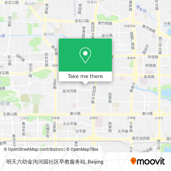 明天六幼金沟河园社区早教服务站 map