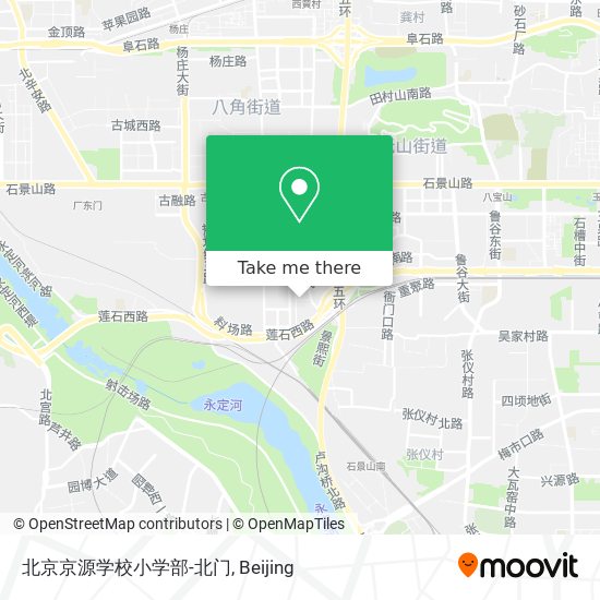 北京京源学校小学部-北门 map
