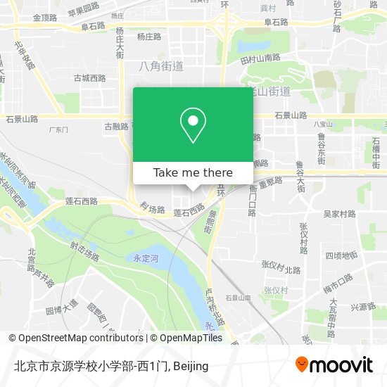北京市京源学校小学部-西1门 map