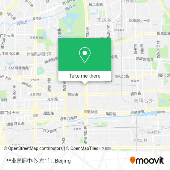 华业国际中心-东1门 map