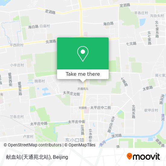 献血站(天通苑北站) map