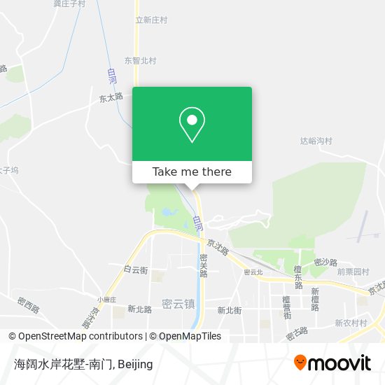 海阔水岸花墅-南门 map