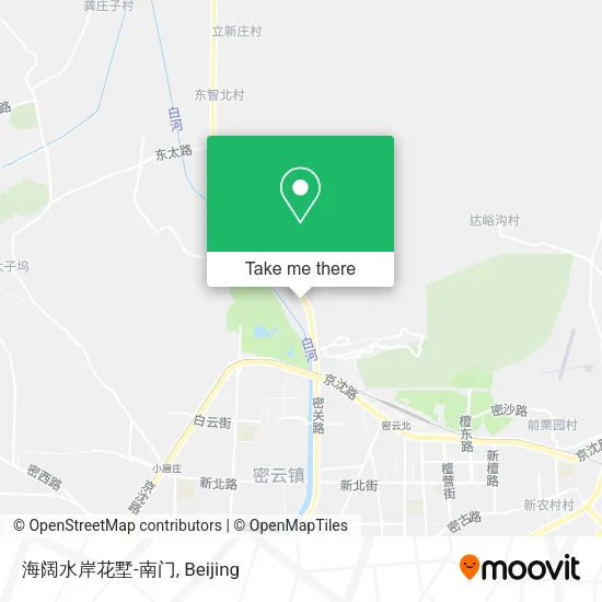 海阔水岸花墅-南门 map