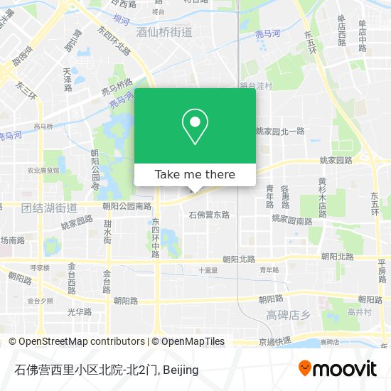 石佛营西里小区北院-北2门 map