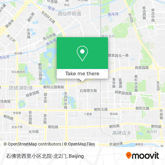 石佛营西里小区北院-北2门 map