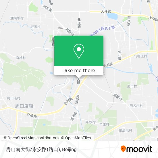 房山南大街/永安路(路口) map
