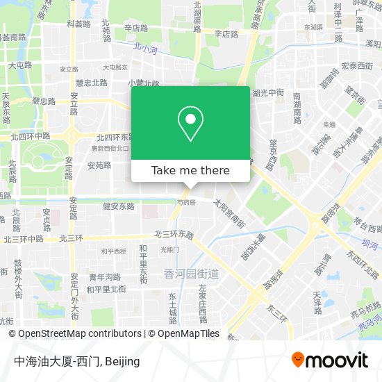 中海油大厦-西门 map