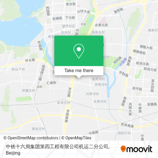 中铁十六局集团第四工程有限公司机运二分公司 map