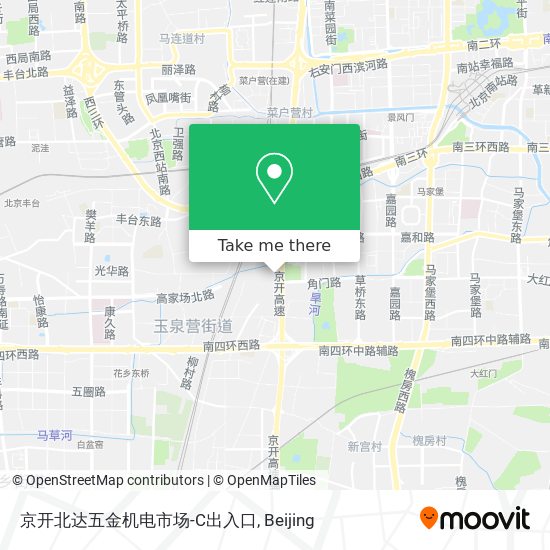 京开北达五金机电市场-C出入口 map