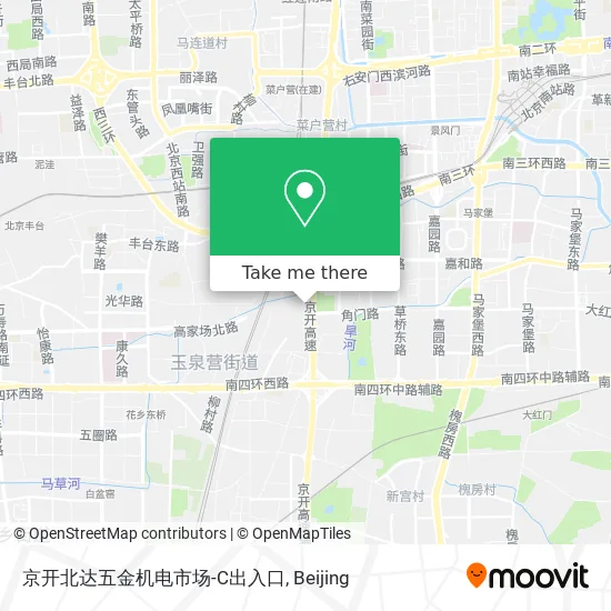 京开北达五金机电市场-C出入口 map