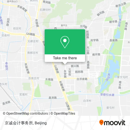 京诚会计事务所 map