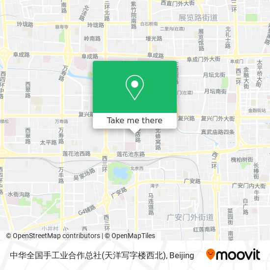 中华全国手工业合作总社(天洋写字楼西北) map