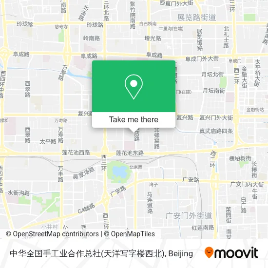 中华全国手工业合作总社(天洋写字楼西北) map