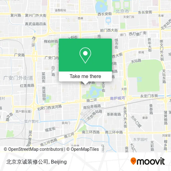 北京京诚装修公司 map