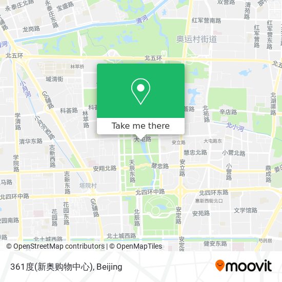 361度(新奥购物中心) map