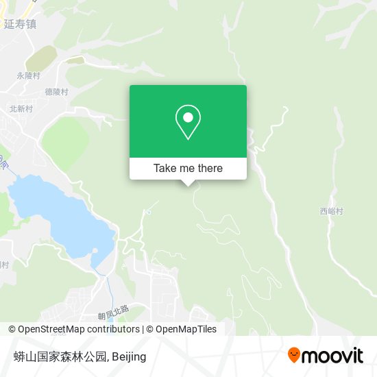 蟒山国家森林公园 map