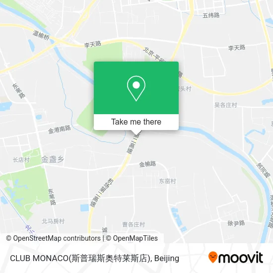 CLUB MONACO(斯普瑞斯奥特莱斯店) map