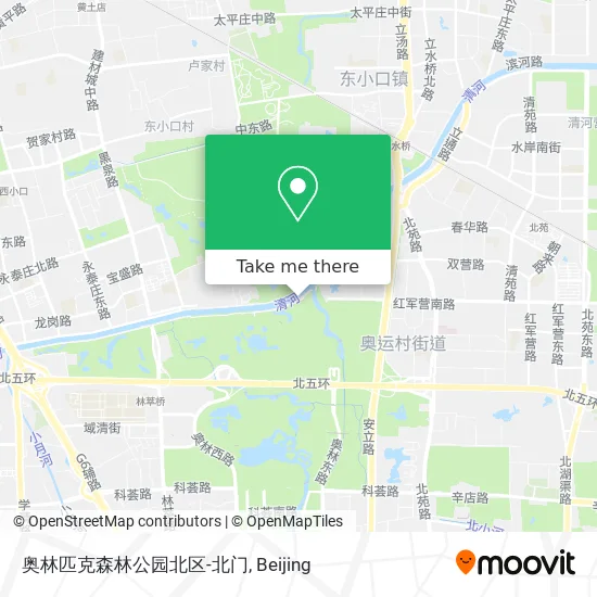 奥林匹克森林公园北区-北门 map