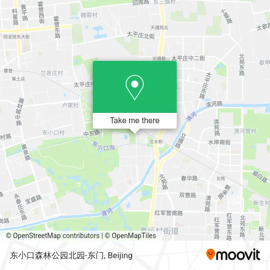 东小口森林公园北园-东门 map