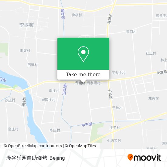 漫谷乐园自助烧烤 map