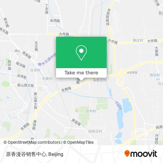 原香漫谷销售中心 map