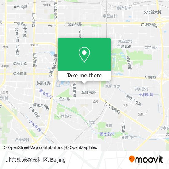 北京欢乐谷云社区 map