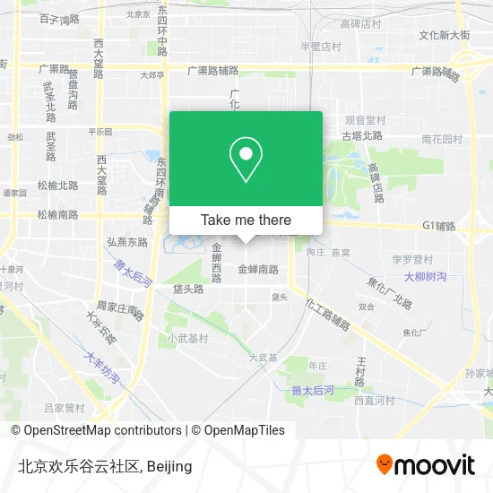 北京欢乐谷云社区 map