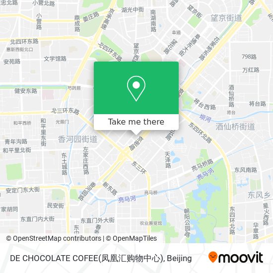 DE CHOCOLATE COFEE(凤凰汇购物中心) map
