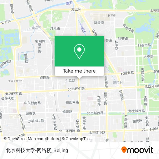北京科技大学-网络楼 map