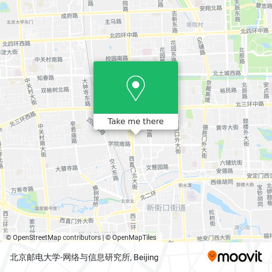 北京邮电大学-网络与信息研究所 map