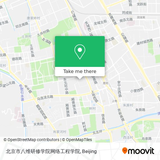 北京市八维研修学院网络工程学院 map