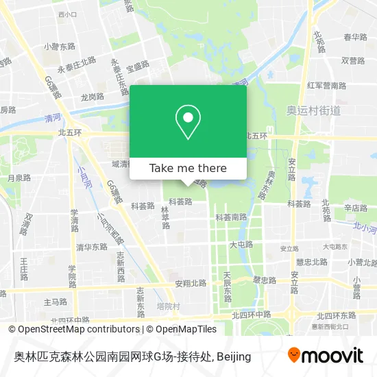 奥林匹克森林公园南园网球G场-接待处 map