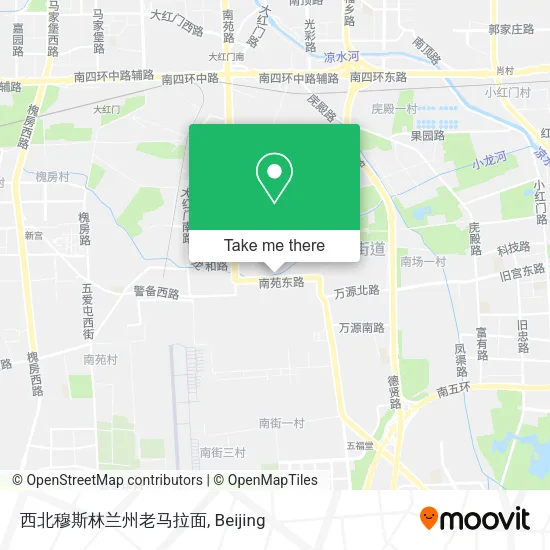 西北穆斯林兰州老马拉面 map